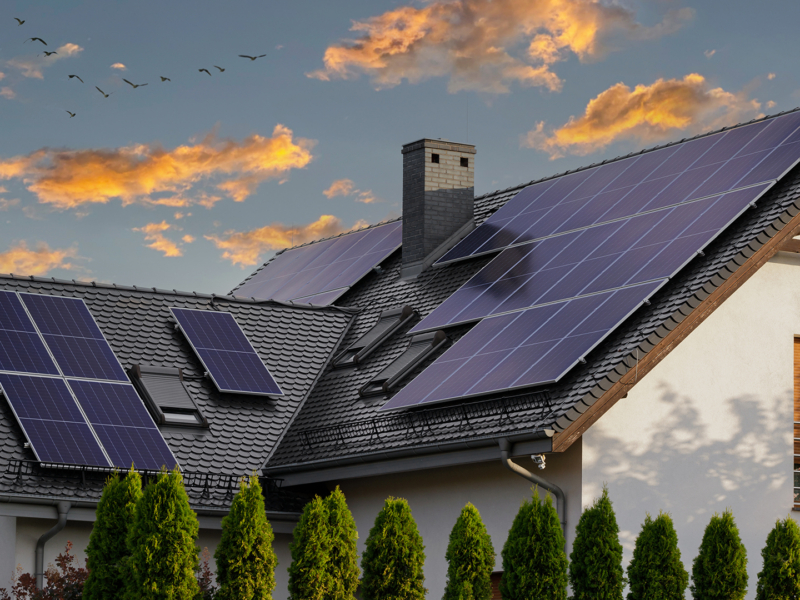 Solar Panels on roof